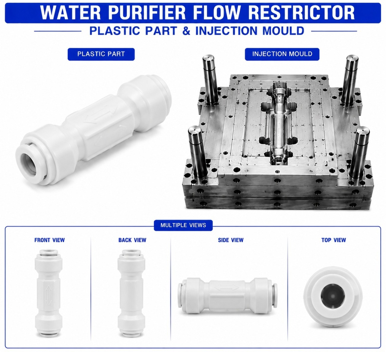 Water Purifier Plastic Flow Restrictor